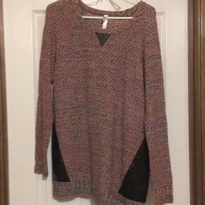 Neon multi color sweater